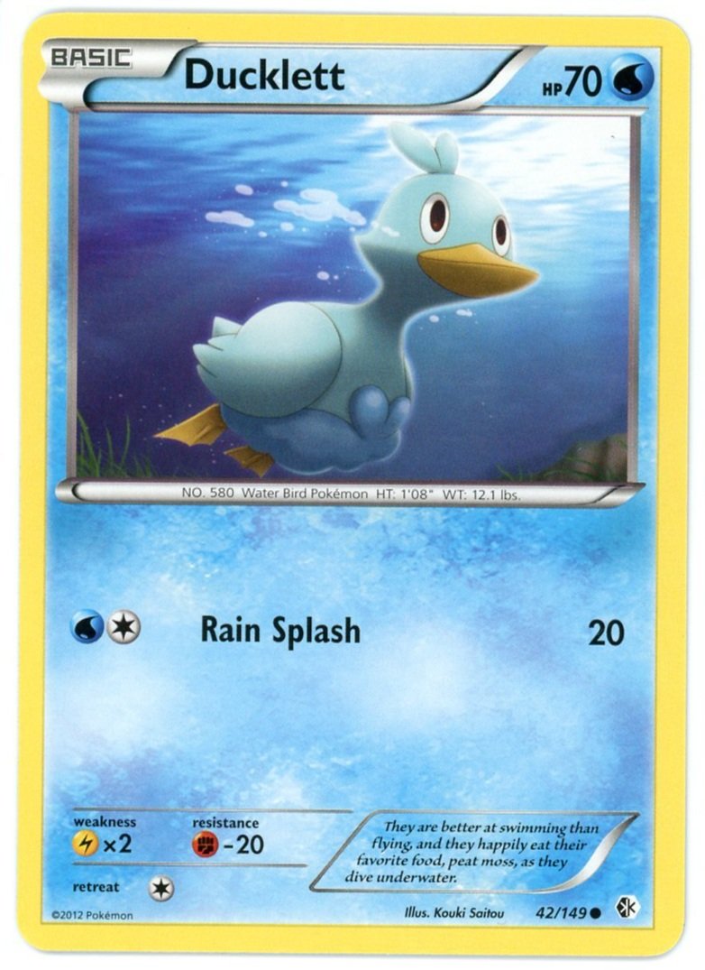 Ducklett 42/149 Boundaries Crossed Pokémon Single Card