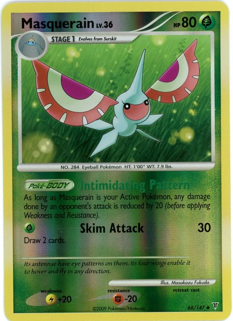 Masquerain Reverse Holo 68/147 Supreme Victors Pokémon Single Card