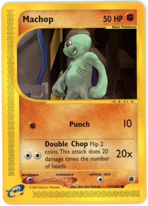 Machop Non Holo 117/165 Expedition Base Set Pokémon Single Card
