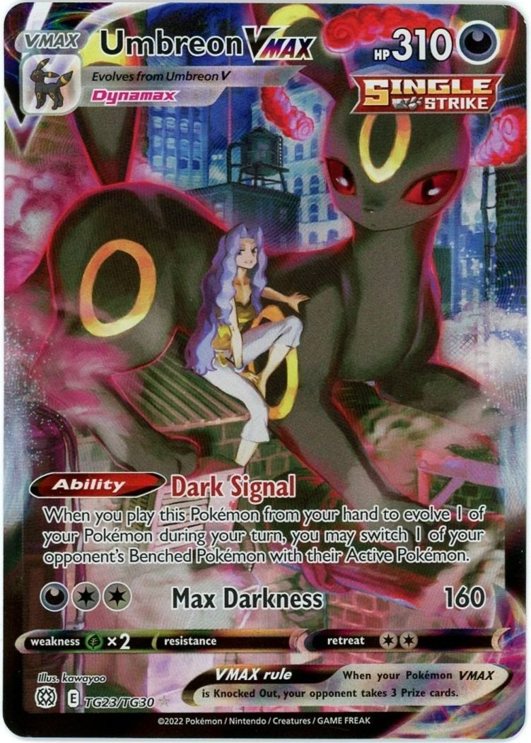 Umbreon VMAX Holo TG23/TG30 Brilliant Stars Single Pokémon Card