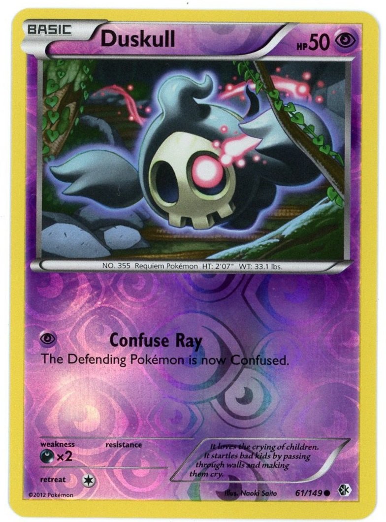 Duskull Reverse Holo 61/149 Boundaries Crossed Pokémon Single Card