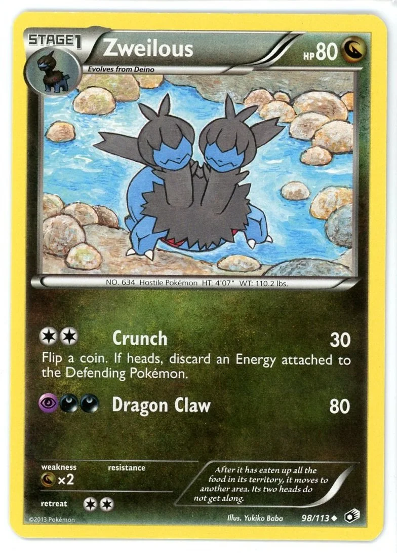 Zweilous 98/113 Legendary Treasures Pokémon Single Card