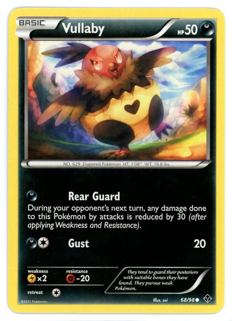 Vullaby 68/98 Emerging Powers Pokémon Single Card