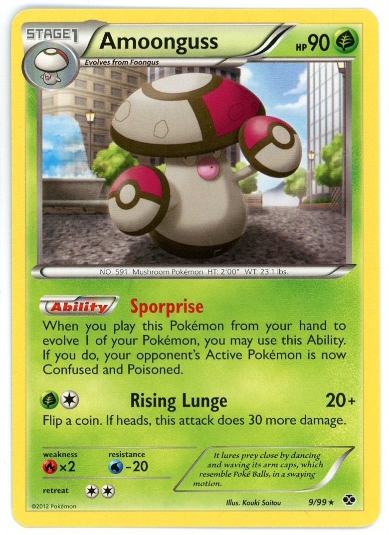 Amoonguss 9/99 Next Destinies Pokémon Single Card