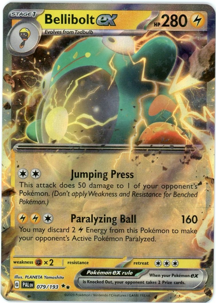 Bellibolt ex Holo 079/193 Paldea Evolved Pokémon Single Card