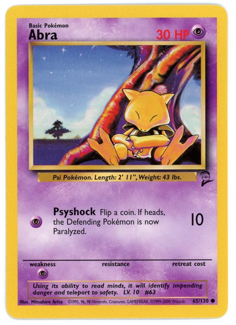 Abra 65/130 Base Set 2