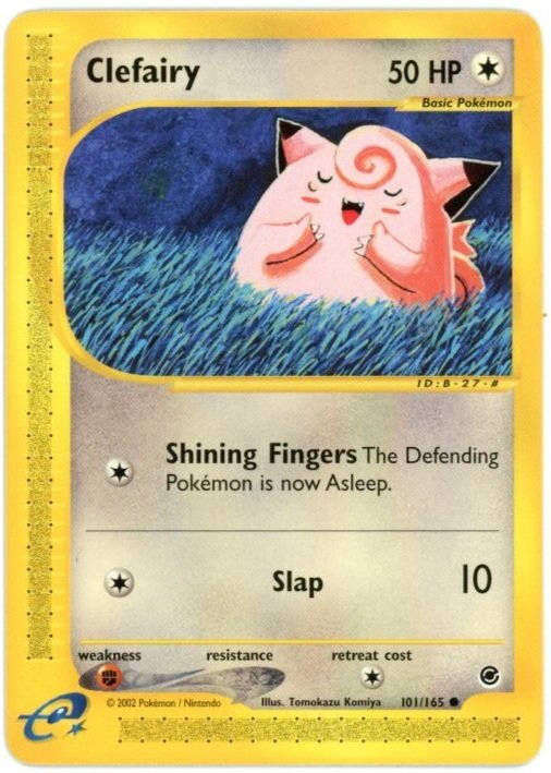 Clefairy Non Holo 101/165 Expedition Base Set Pokémon Single Card