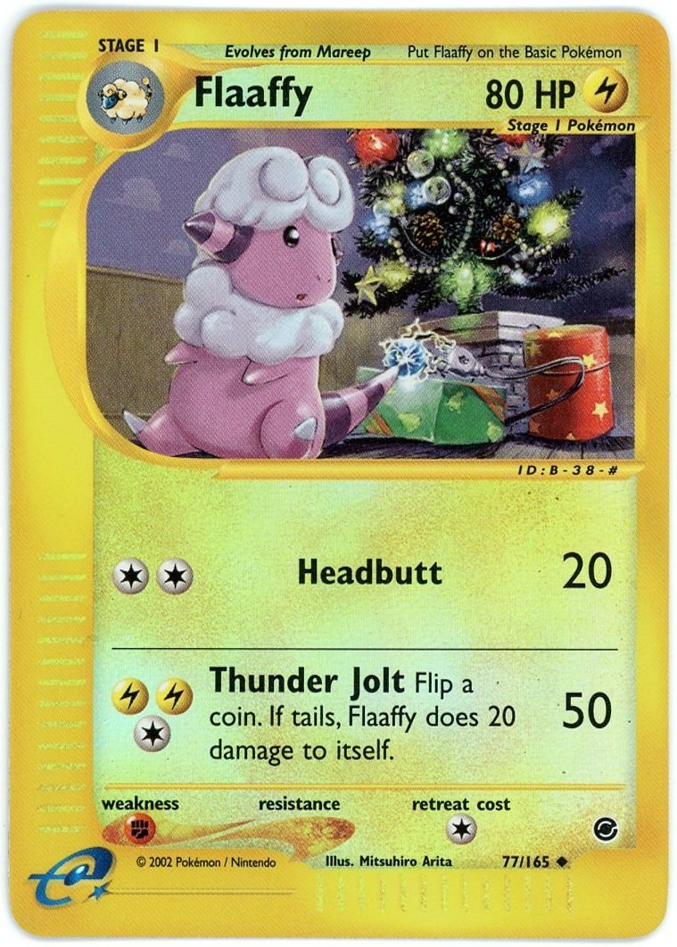 Flaaffy Reverse Holo 77/165 Expedition Base Set Pokémon Single Card