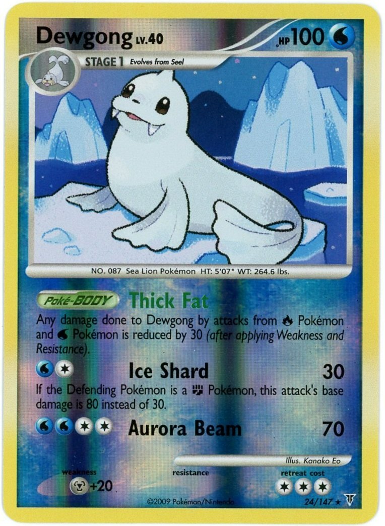 Dewgong Reverse Holo 24/147 Supreme Victors Pokémon Single Card