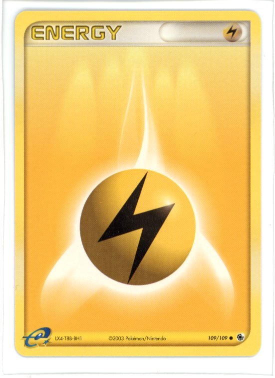 Lightning Energy 109/109 EX Ruby & Sapphire