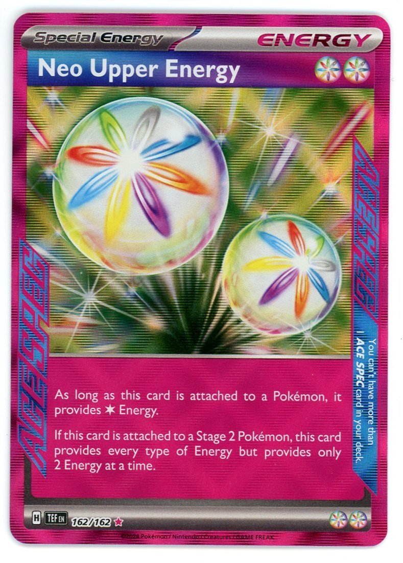 Neo Upper Energy Holo 162/162 Temporal Forces Pokémon Single Card