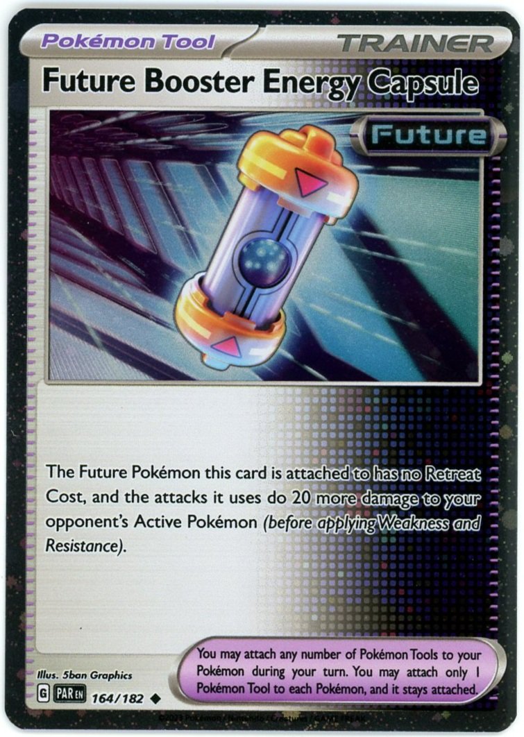 Future Booster Energy Capsule Holo 164/182 Paradox Rift Single Pokémon Card