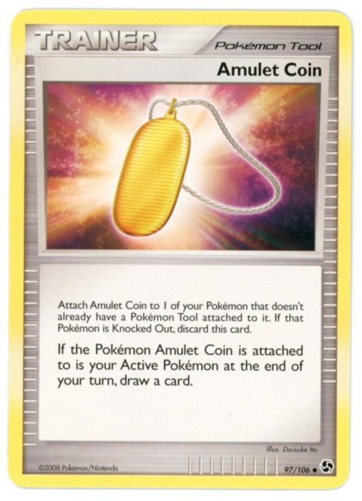 Amulet Coin 97/106 Great Encounters Pokémon Single Card