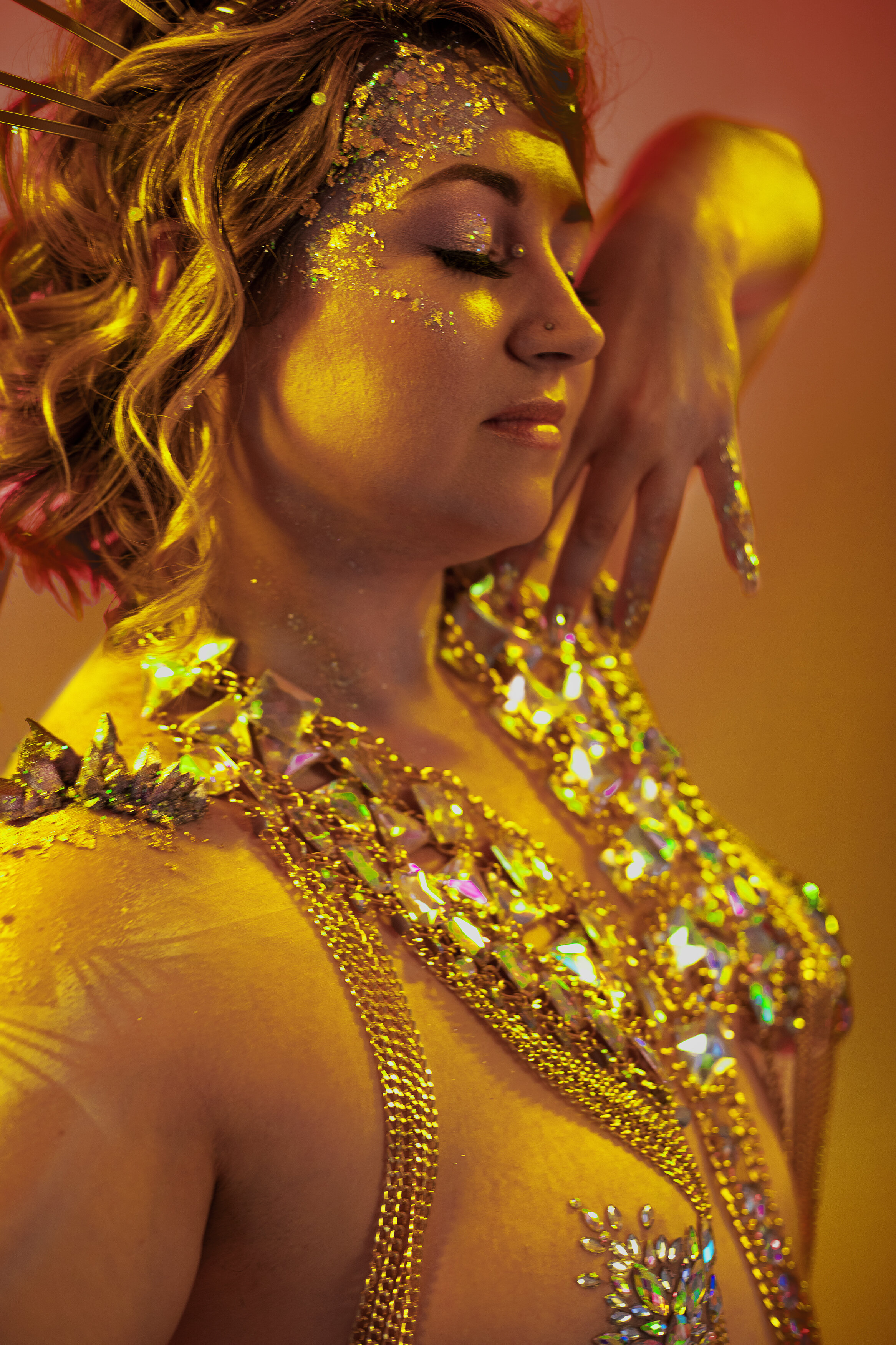 crystal sun goddess fantasy photography portrait edmonton studio