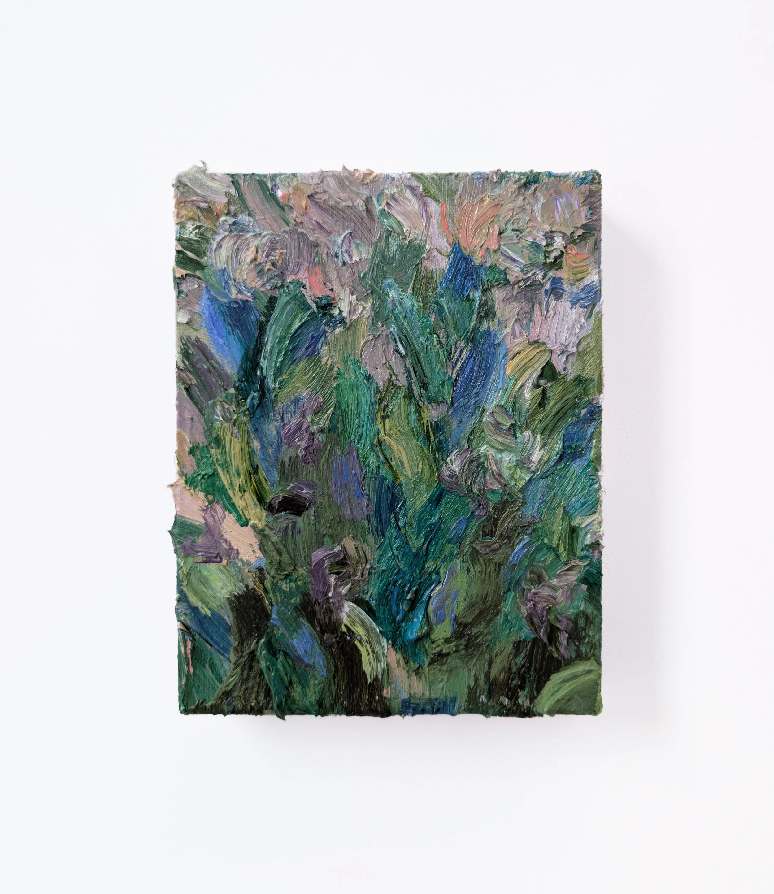 Painting on white wall