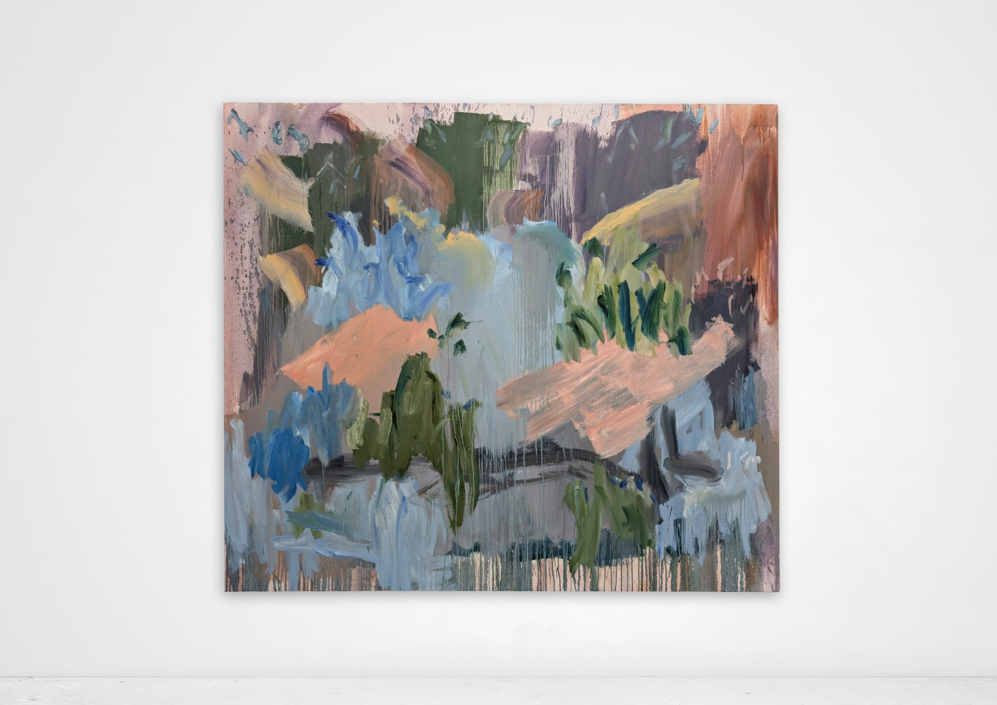 1.8 X 1.6M, Oil and acrylic on canvas, 2025