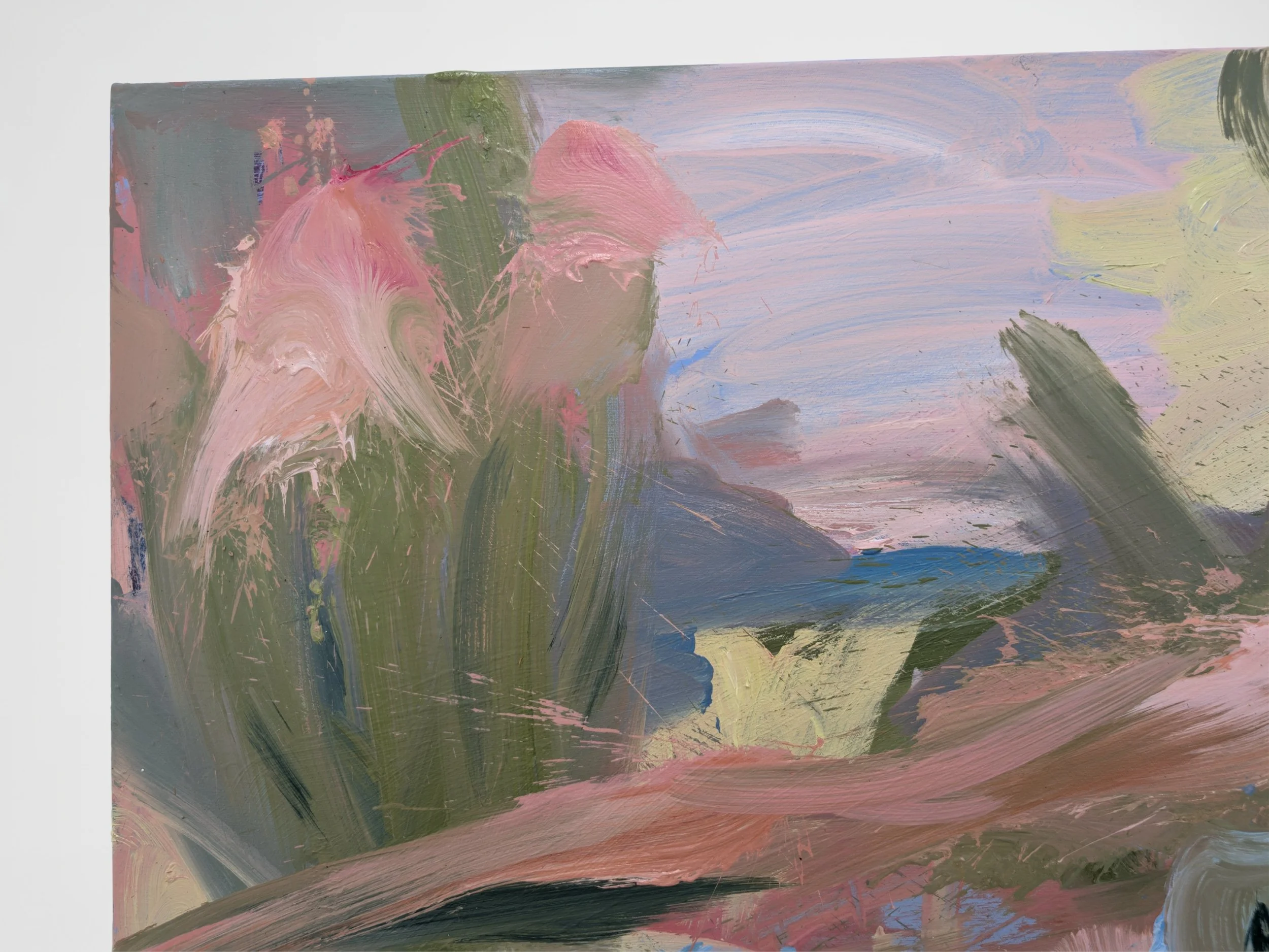 JULY SKY, 75.5 x 50cm, oil on canvas, 2026