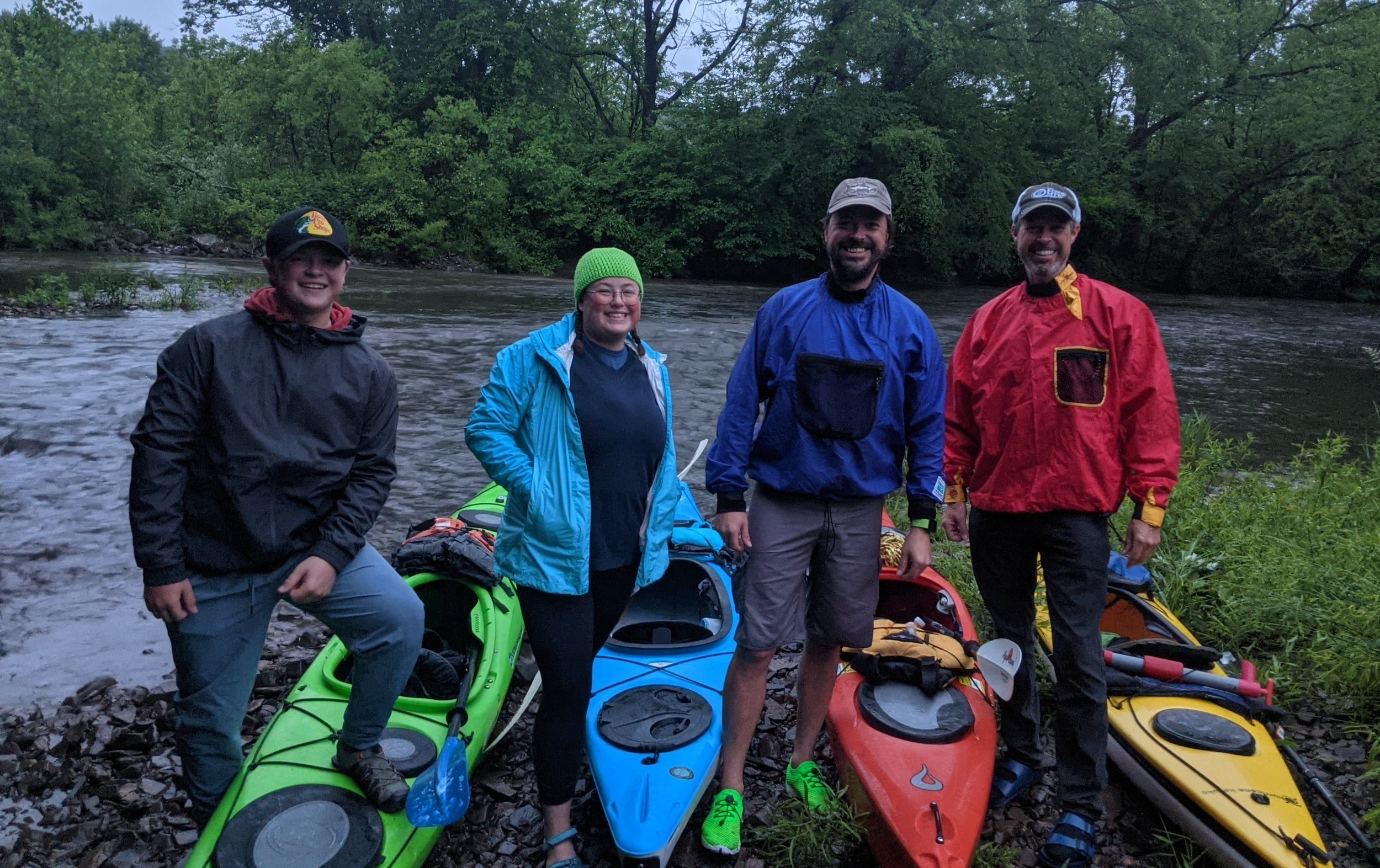 Crew about to take on 60 mile yak trip!