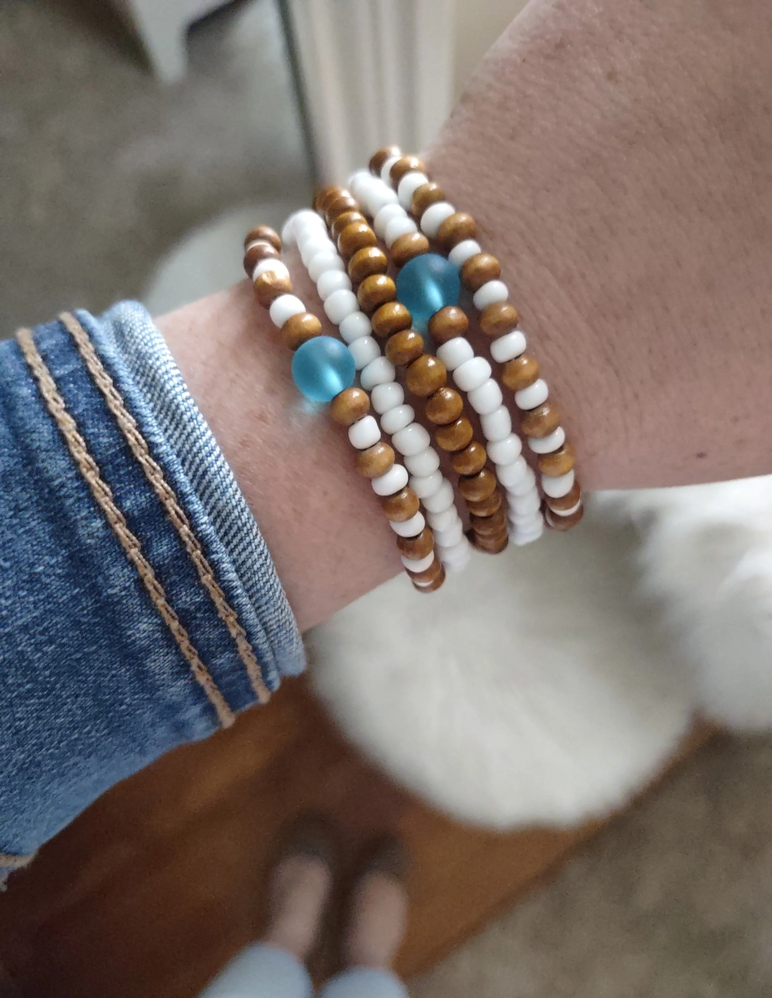 OCEANSIDE BRACELET STACK — Wishes for DREW