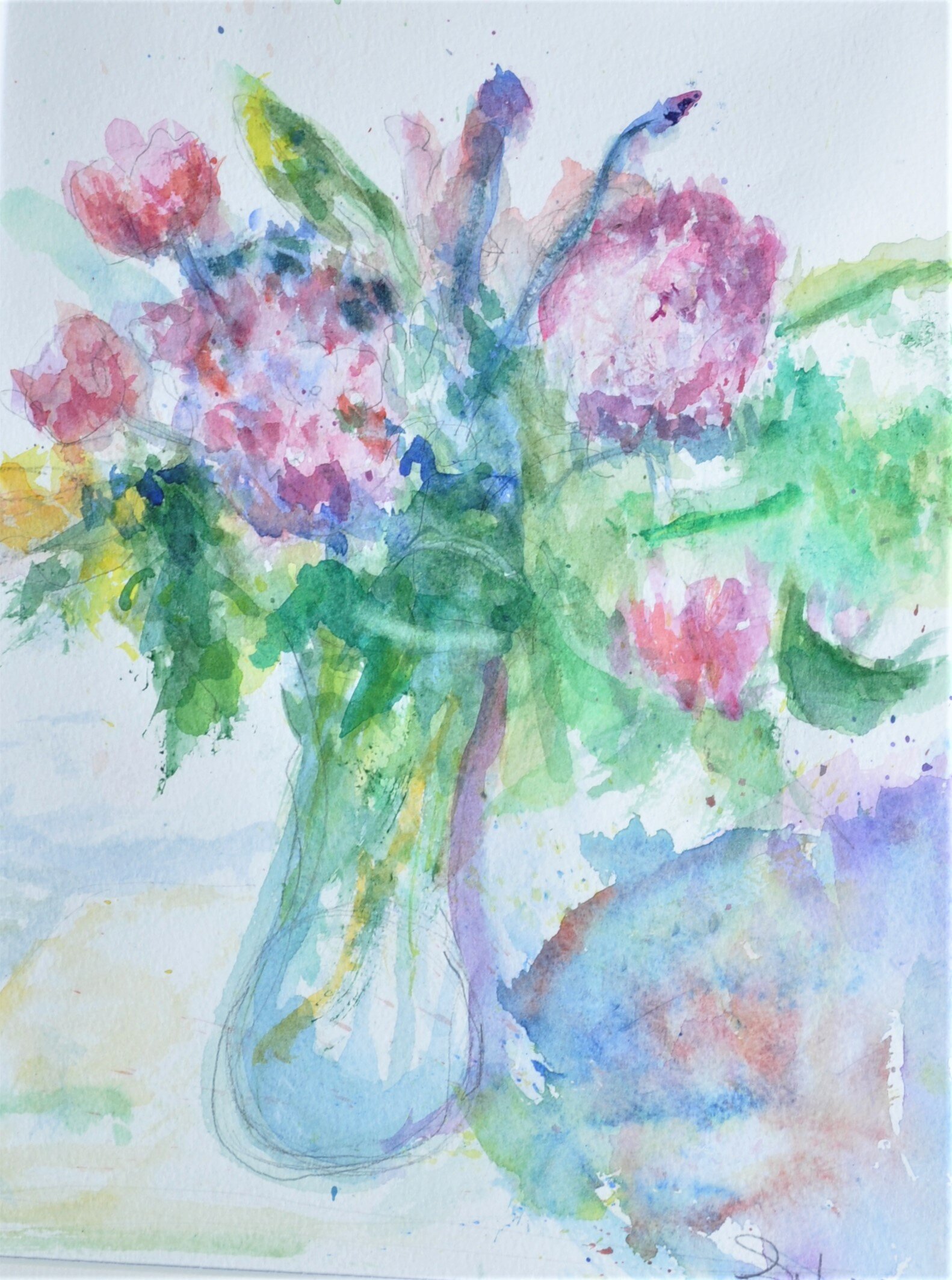 Wild Flowers In Vase