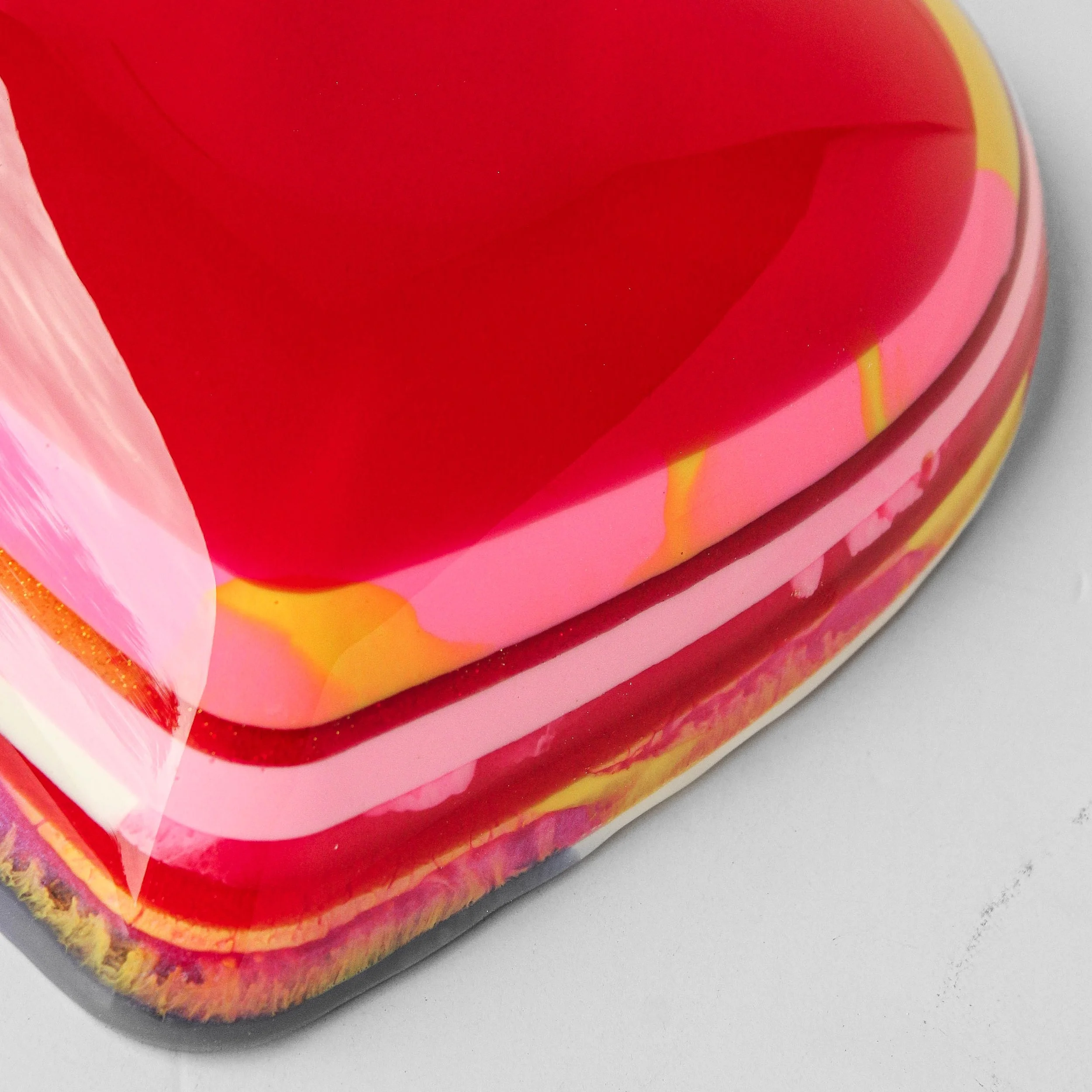Multi Resin Heart (Orange,pinks and lavender) -7x7x3in-Resin-Wall hanging piece-$475--3.jpg