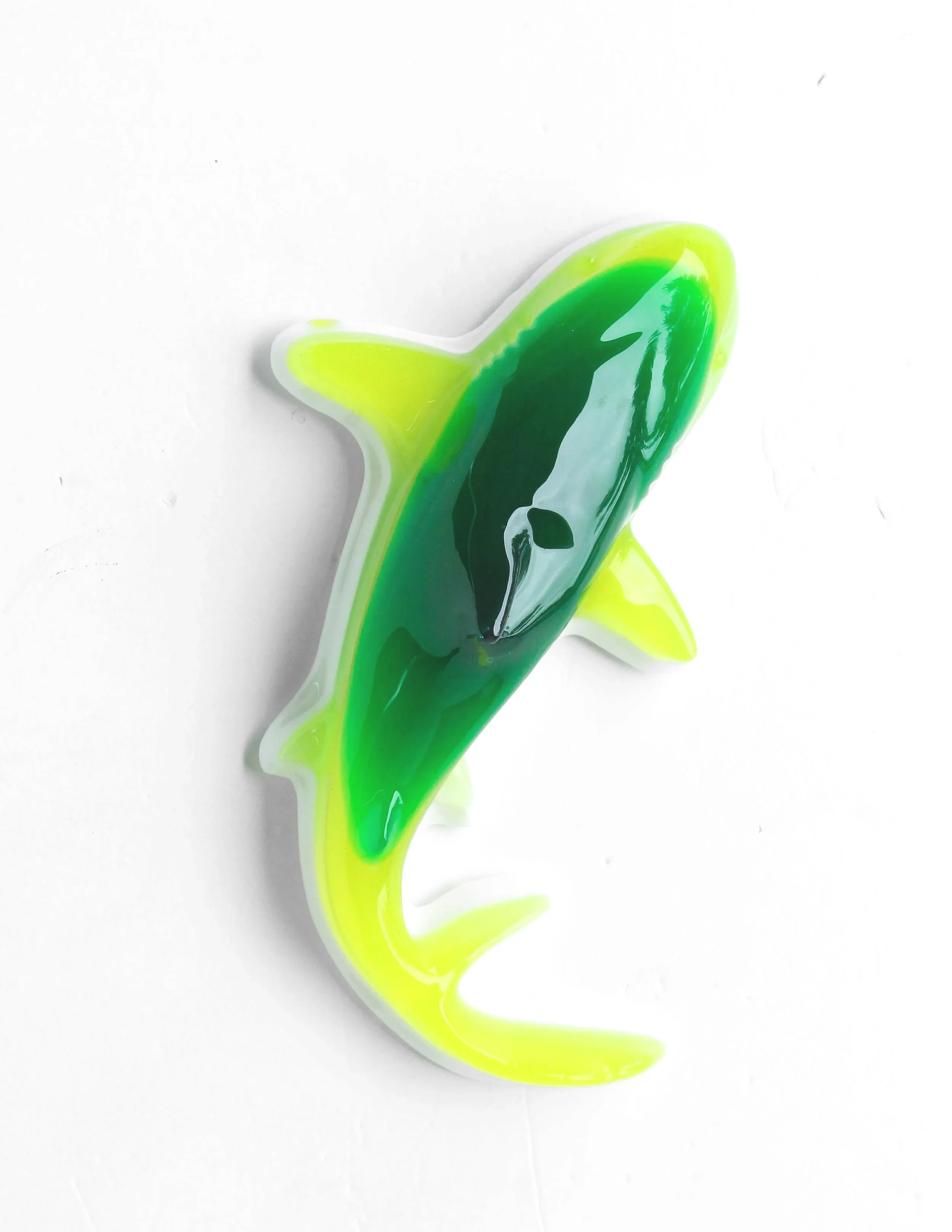 Gummy Shark in Tropical (lime and neon green)