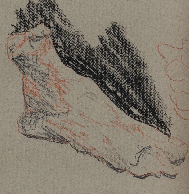 Left handed drawing