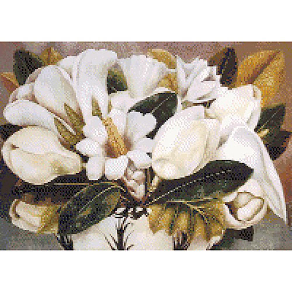 Magnolias Cross Stitch Pattern