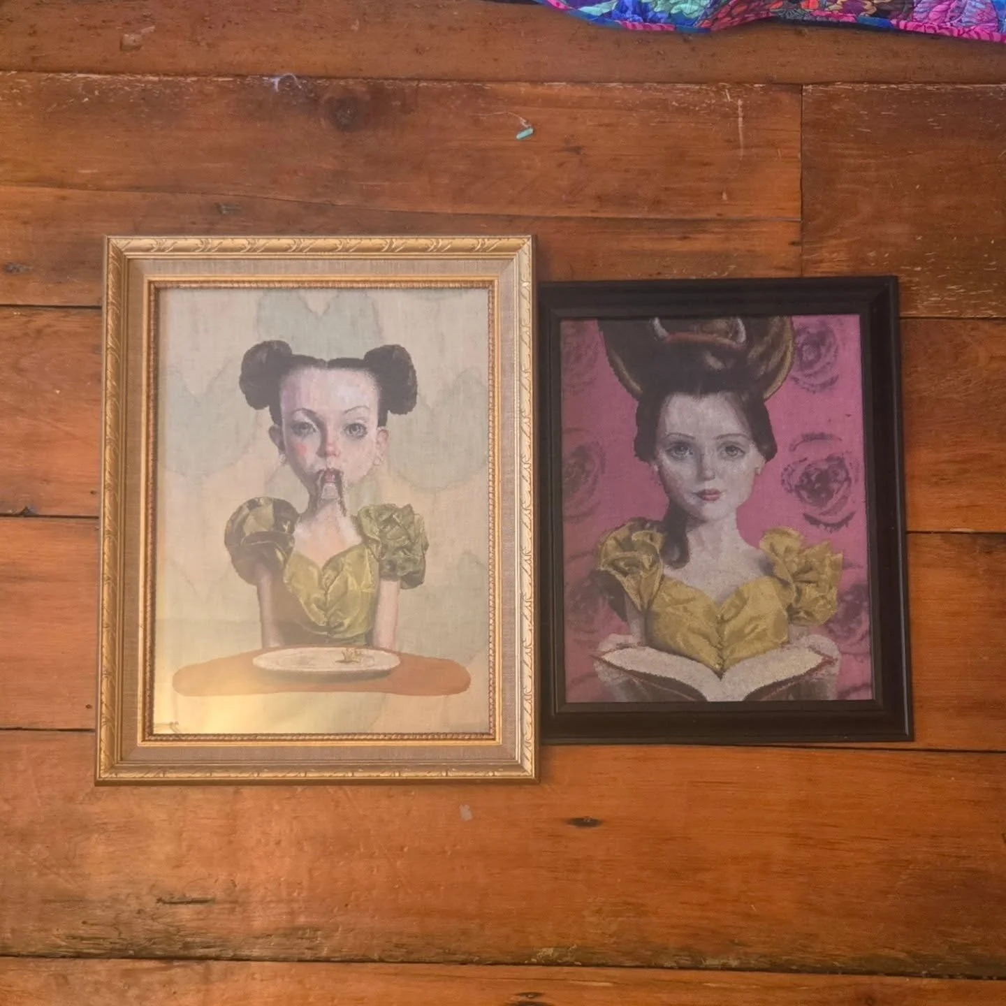 Throwback Thursday!!!

Question though.

I found the same gold frame I was going to initially frame Belle in...now I cant decide if I like her in the black frame better or if they should be the same?

Leave her or change her?

Plot Twist and And She 