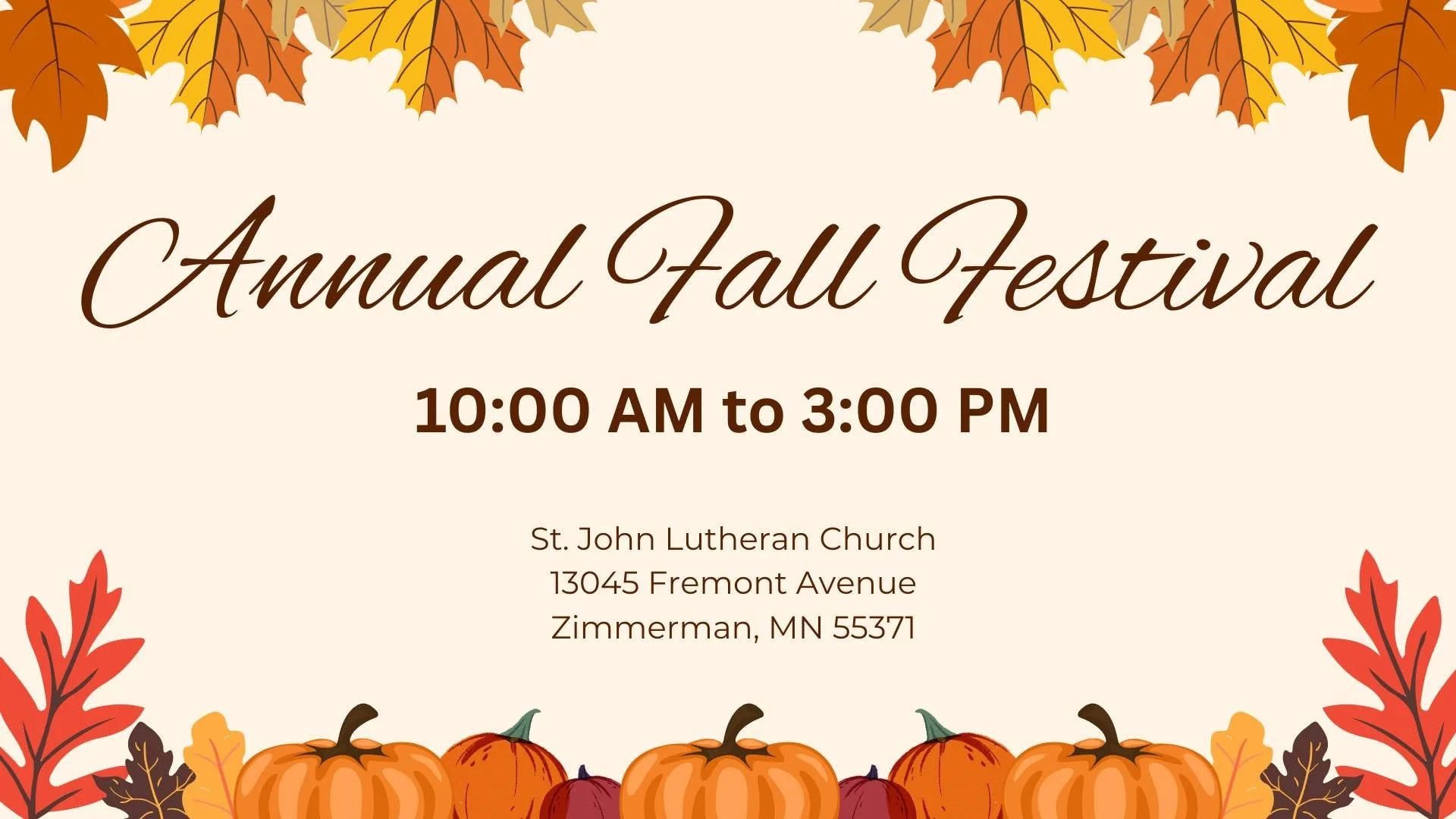 St. Johns Annual Fall Festival