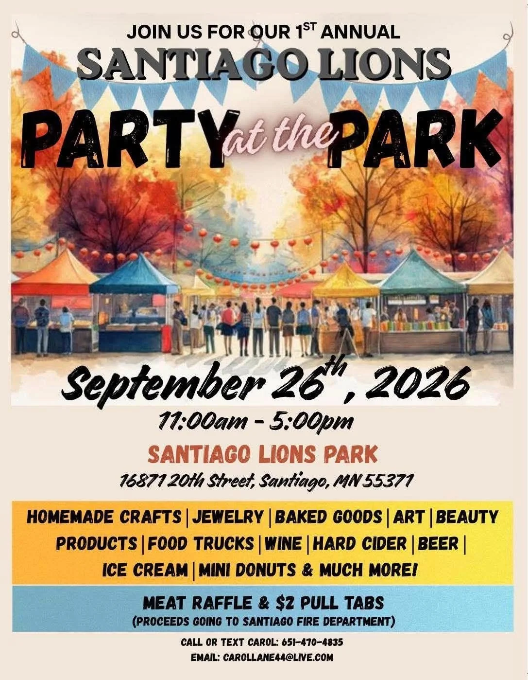 Santiago Lions Party at the Park!