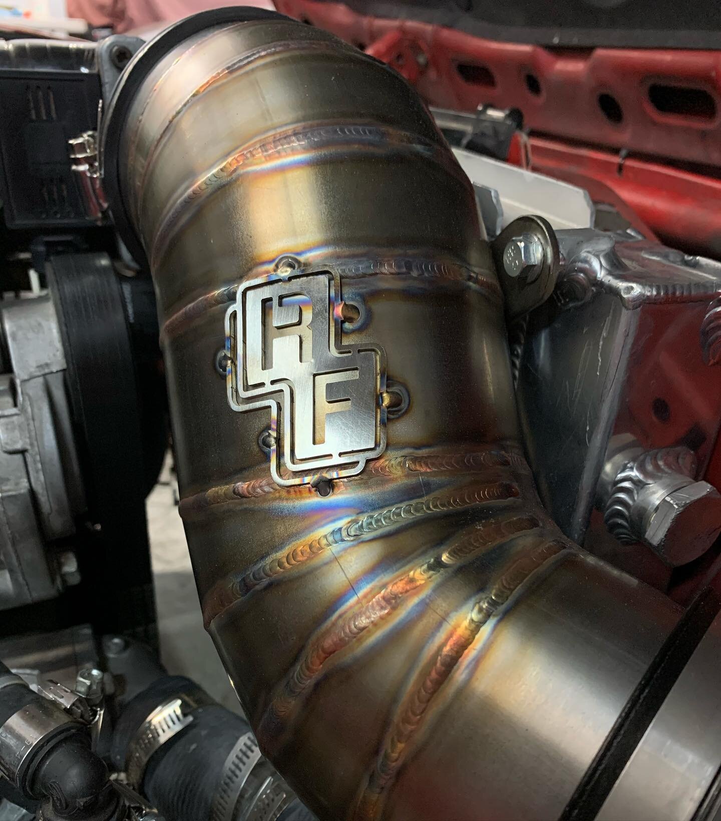 @dat_flared_fxt wanted a sweet intake, say no more! One of the first to rock a Race Factory badge. While we have the car we are also doing brakes and a nut/bolt check so he&rsquo;s ready for @buttonwillowraceway!