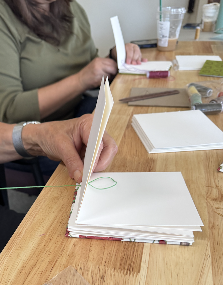 Book Binding Students