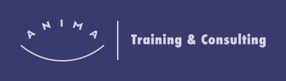 Logo for Animal Training & Consulting with a purple background, white text, and a curved line.