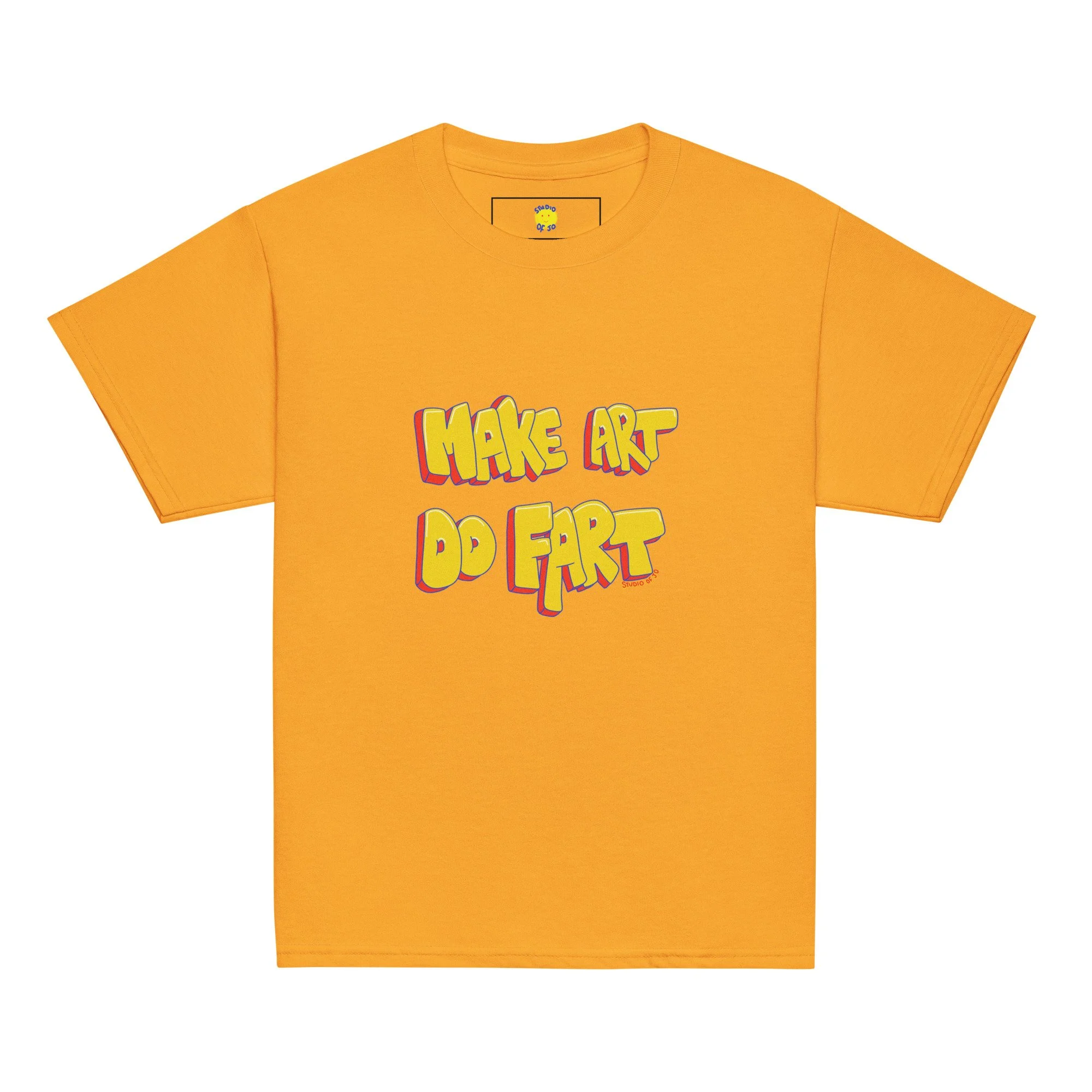 Make Art, Do Fart- Kids shirt