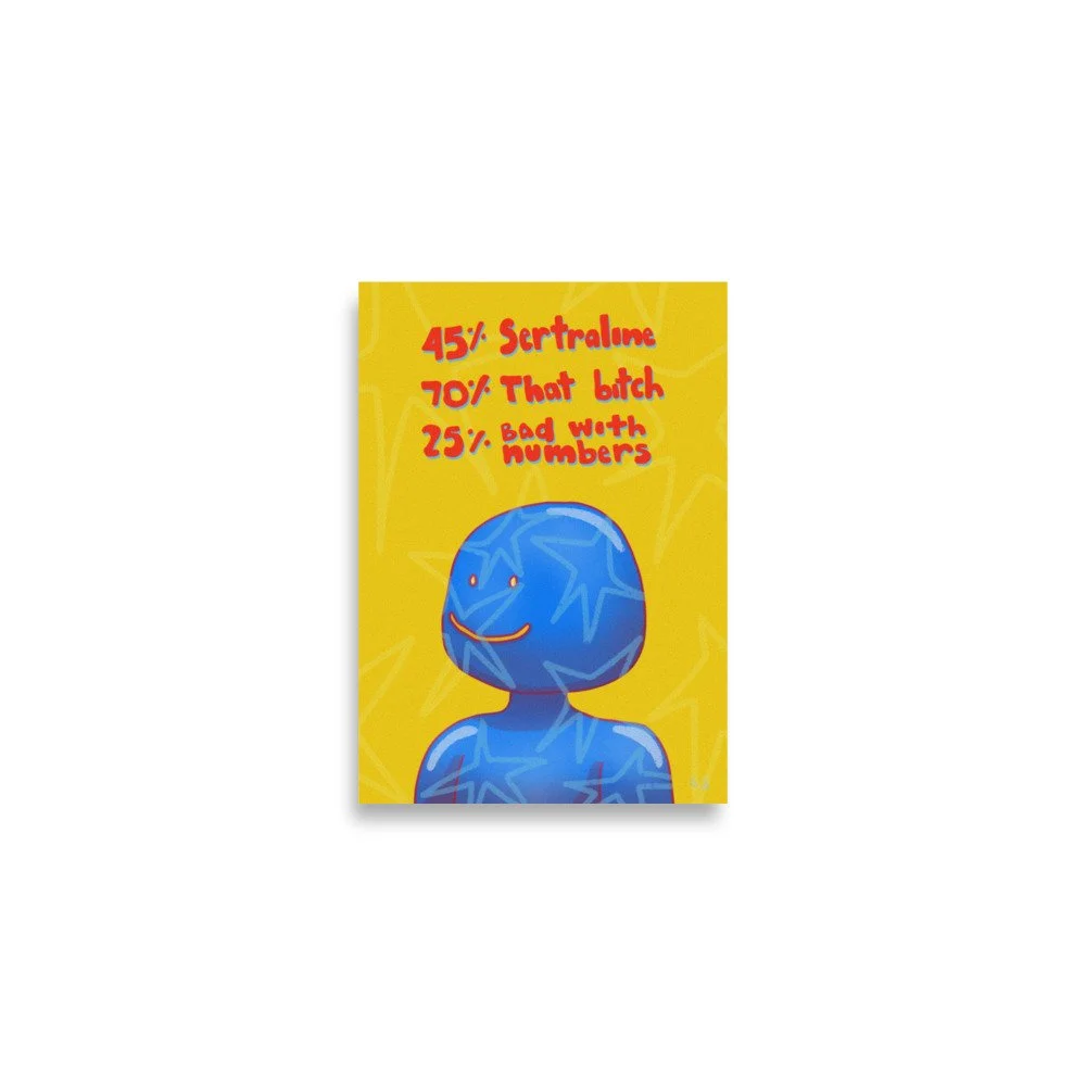 bad with numbers- Print