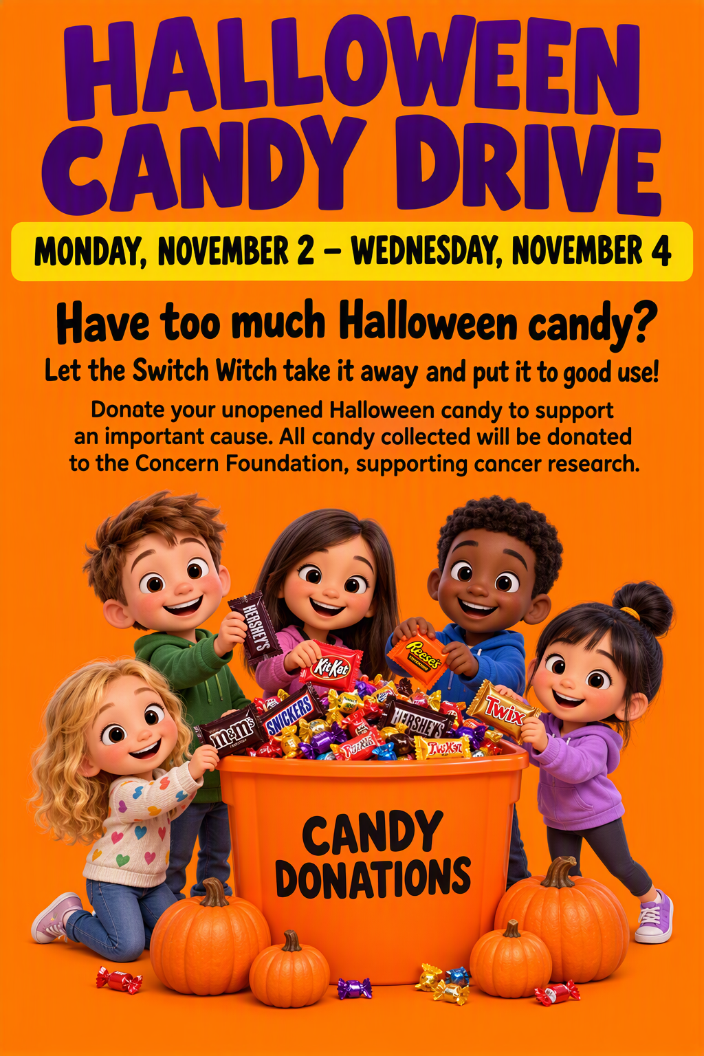 Halloween Candy Drive