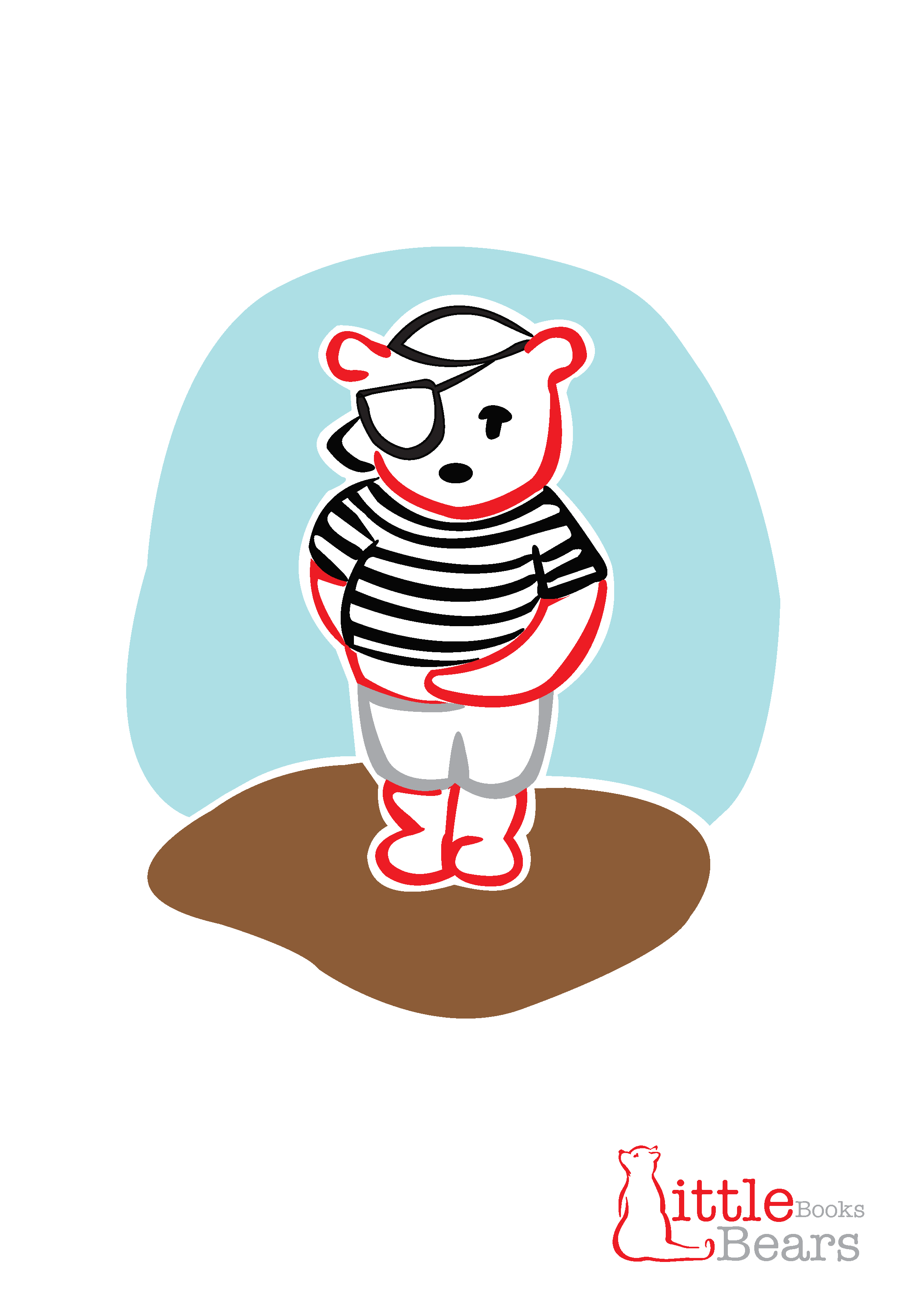 Little Pirate Bear Poster