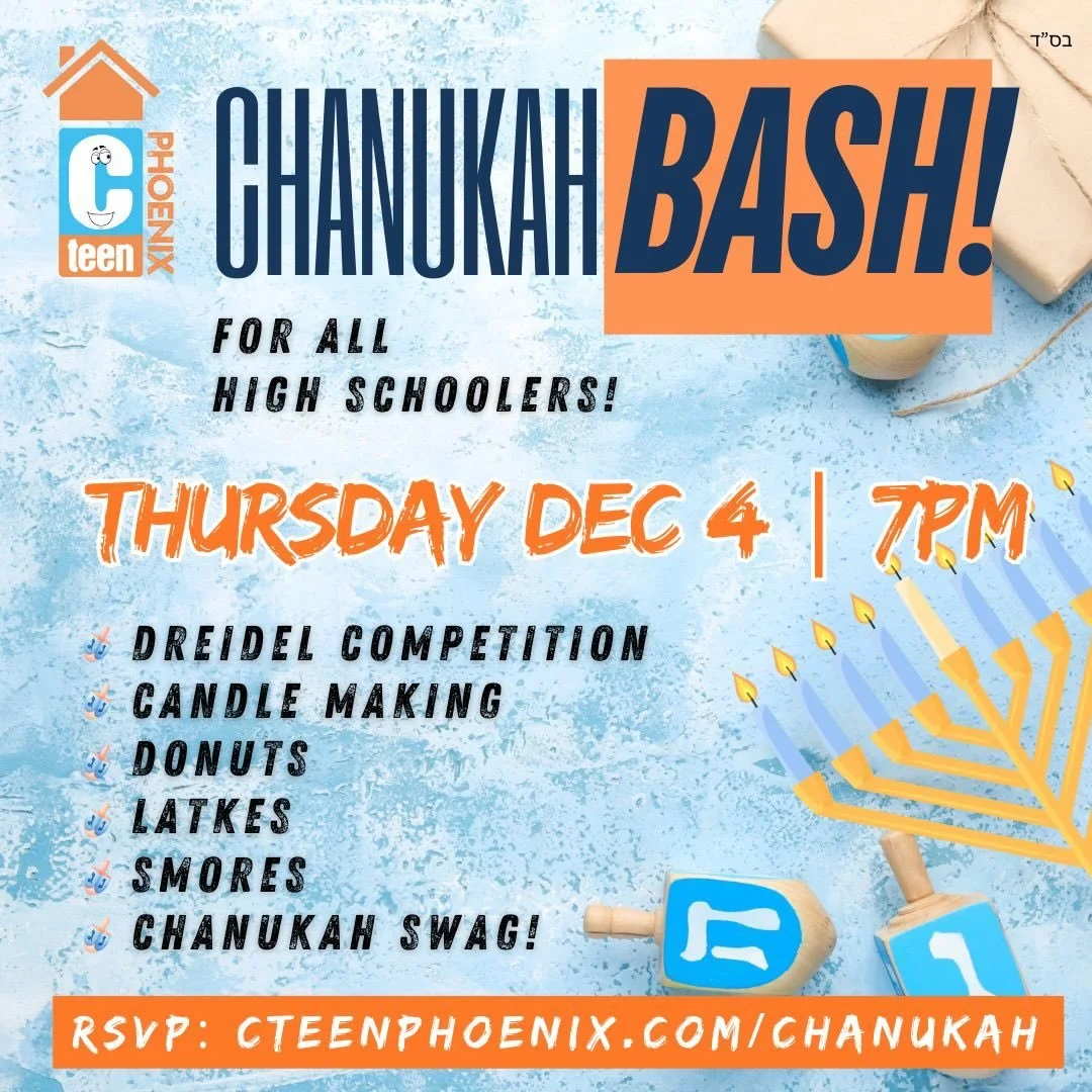 Get hyped for Chanukah with an epic party at the epic CTeen House! #chanukah #hanukkah #menorah