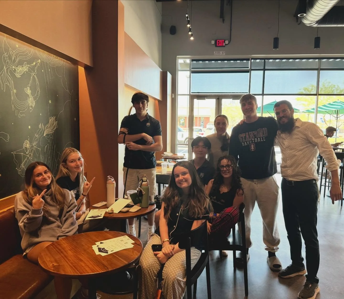 All it takes is one&hellip; 2 years ago @julian.weiss24 began the Jewish club at Rancho Solano. Today, with @sol.brodsky as president, Rancho Jewish students are wrapping tefillin, lighting Shabbat candles and connecting over hummus and shared Jewish