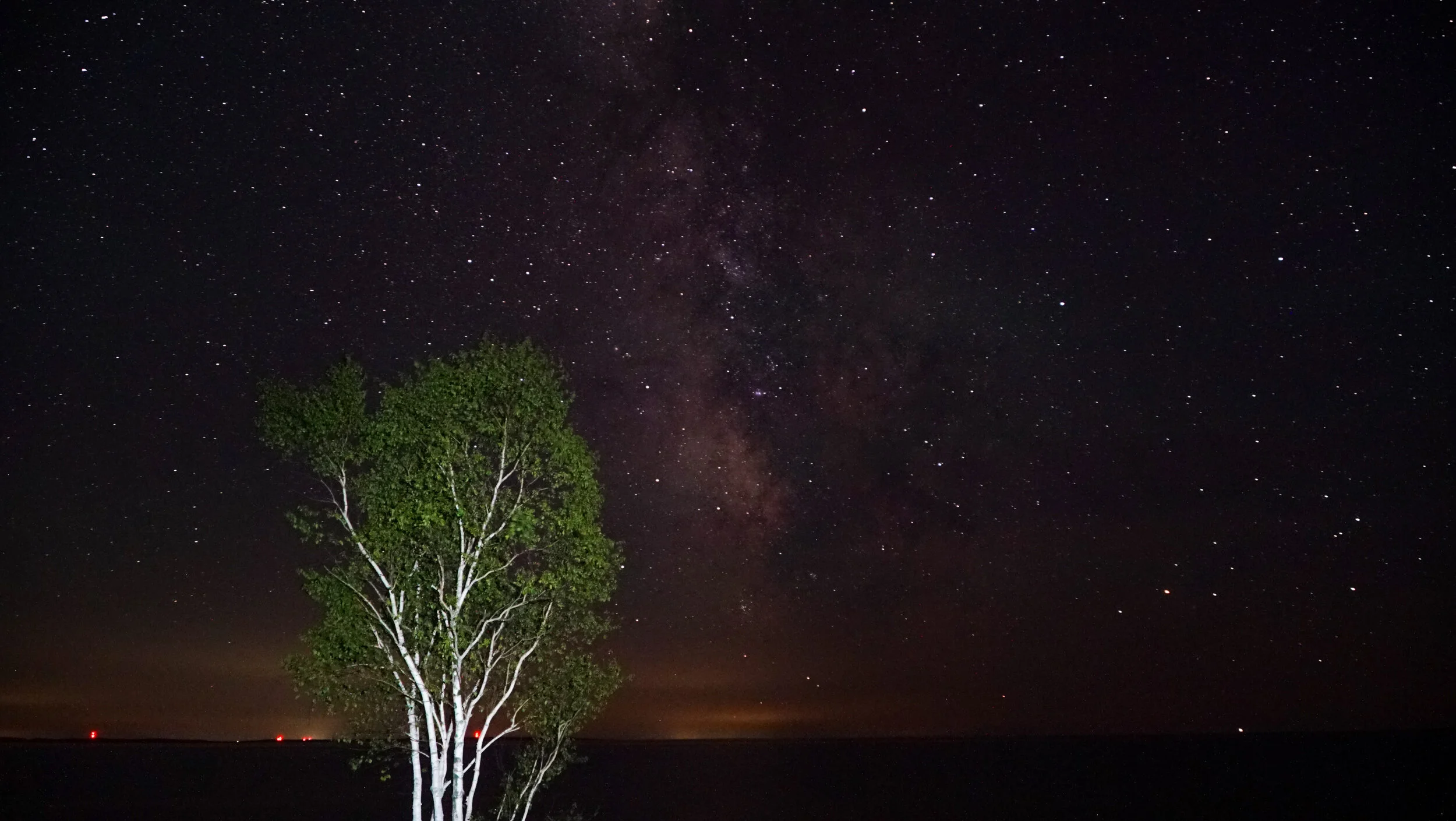 The Milkyway over Lake Michigan, UP of Michigan