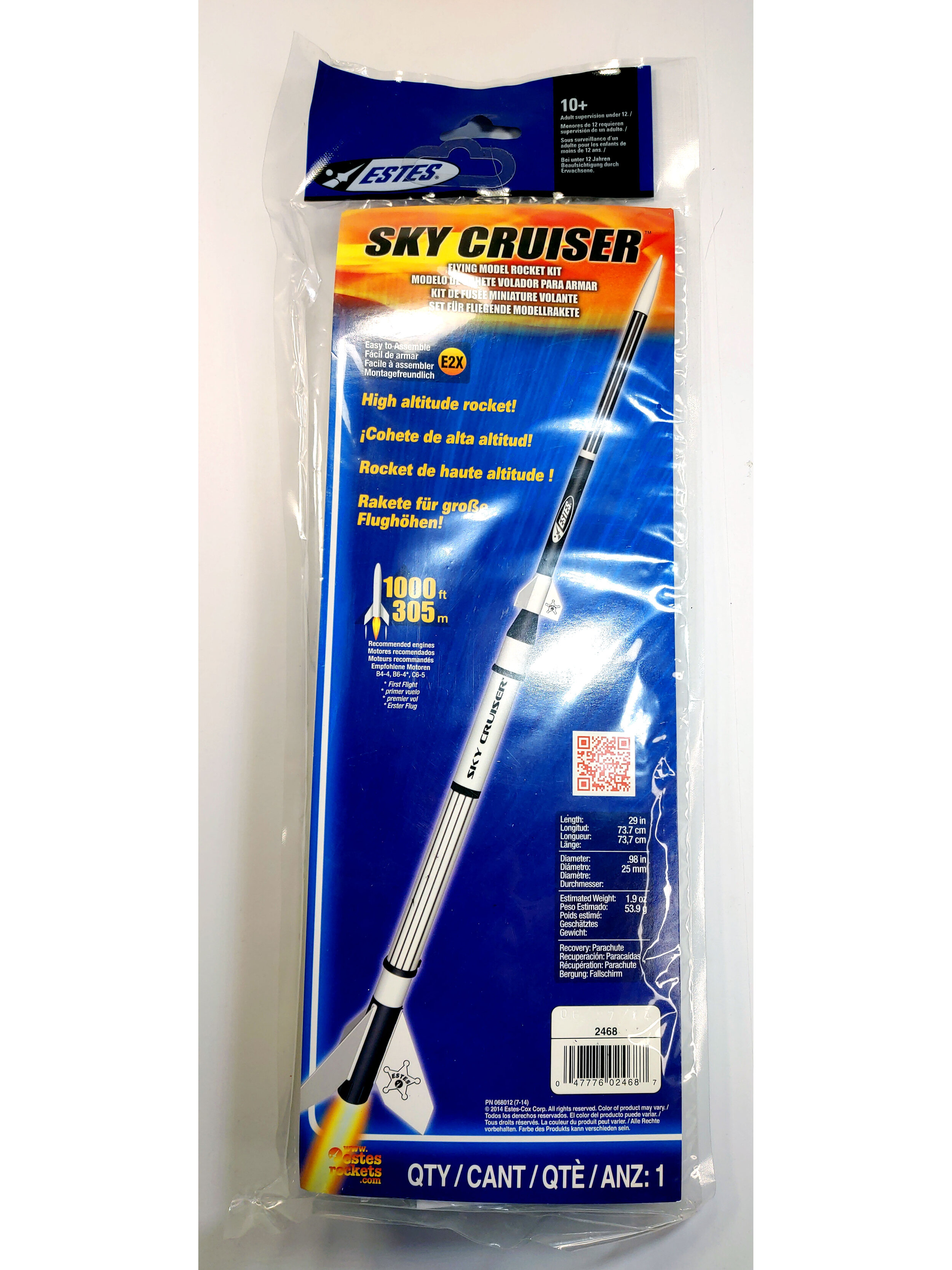 Estes Sky Cruiser Model Rocket Kit 2468 