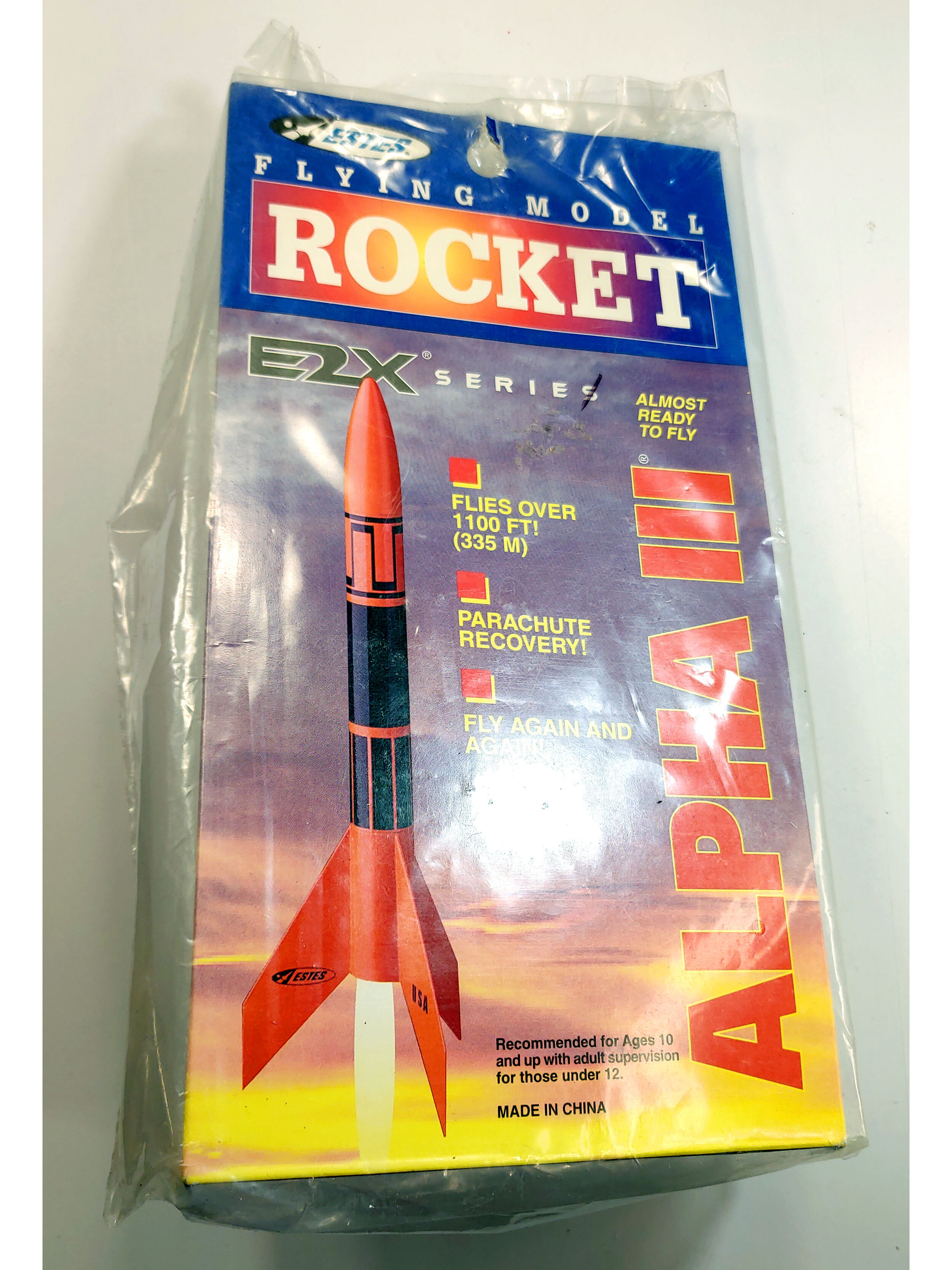 1256 Estes Alpha III Flying Model Rocket Kit for sale online 