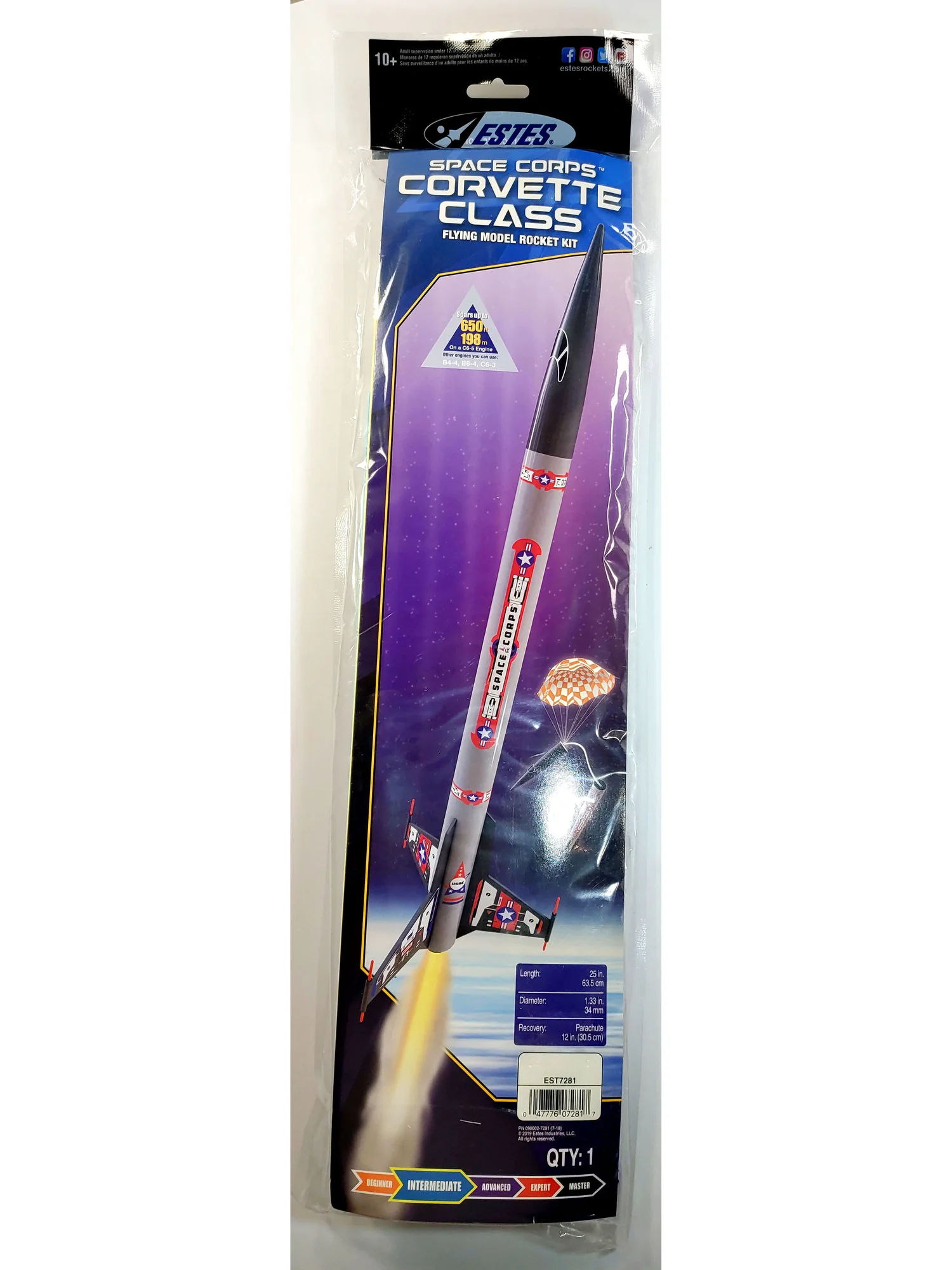 Buy Estes Olympus Flying Model Rocket Kit - #7293 — Launch Lab Rocketry