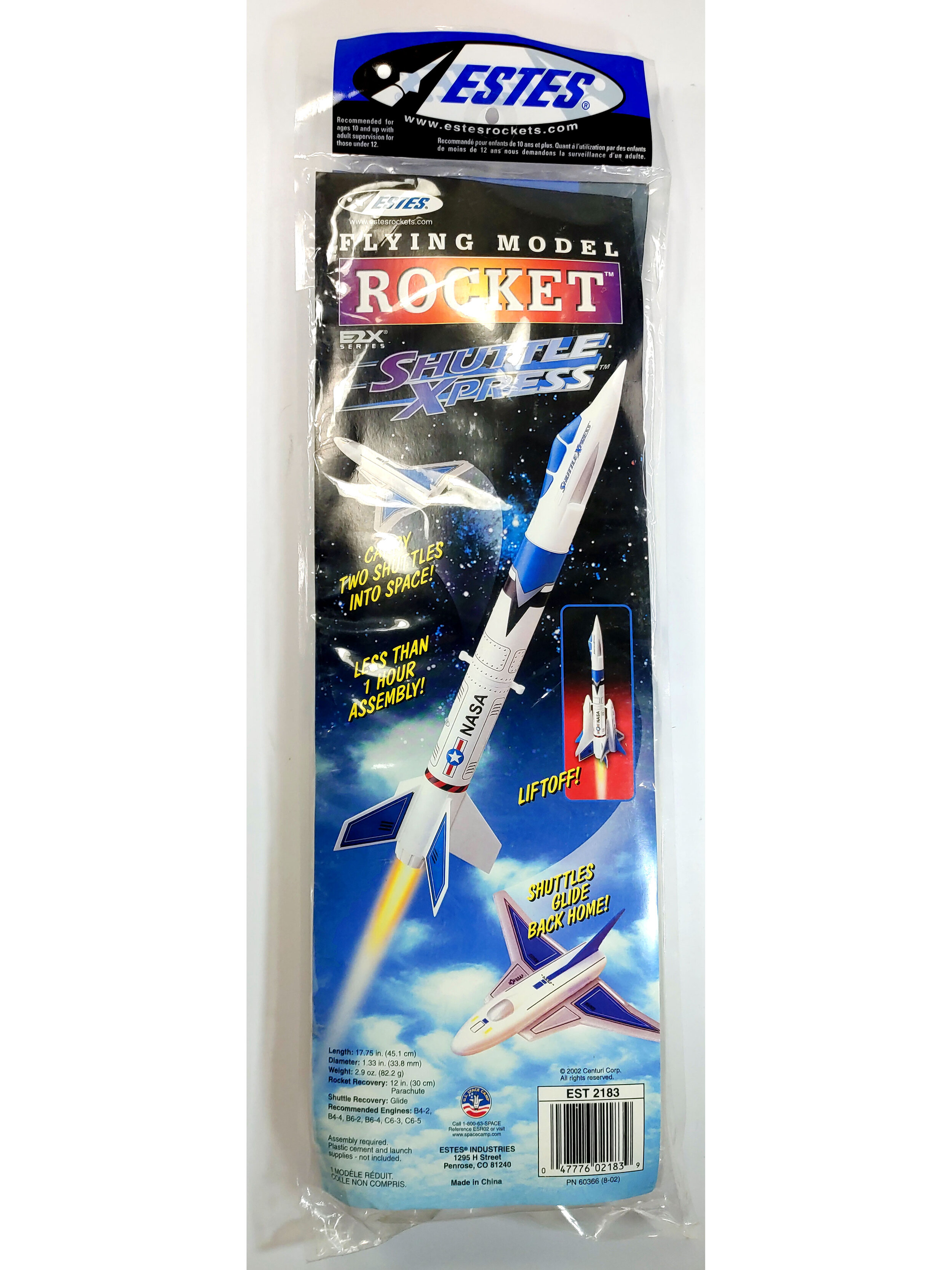 Estes Flying Model Rocket Kit US Army Patriot 2056 