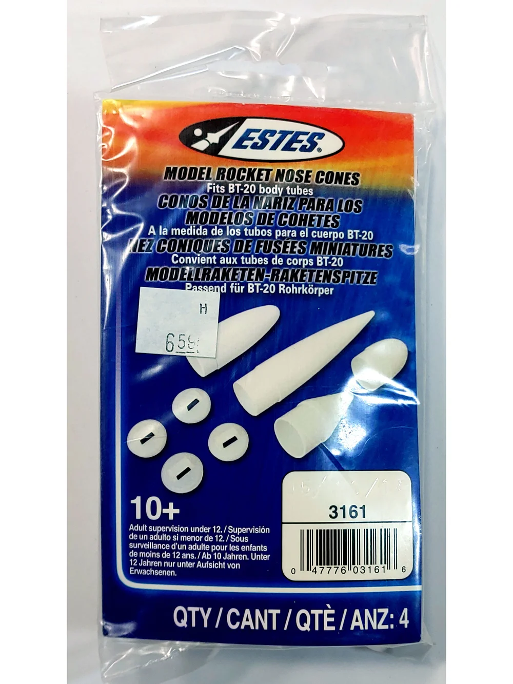 Estes Rockets 3162 Nc 50 Nose Cone For Model Rockets | Desertcart