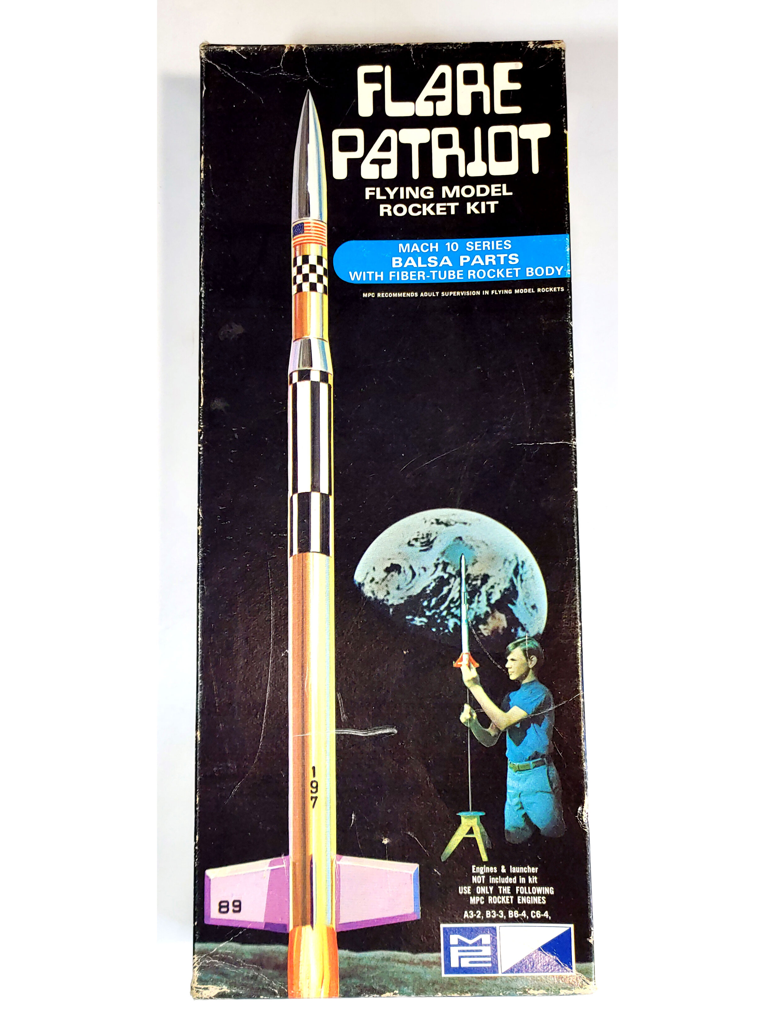 MPC Flying Model Rocket Kit 12 Lunar Shuttle 