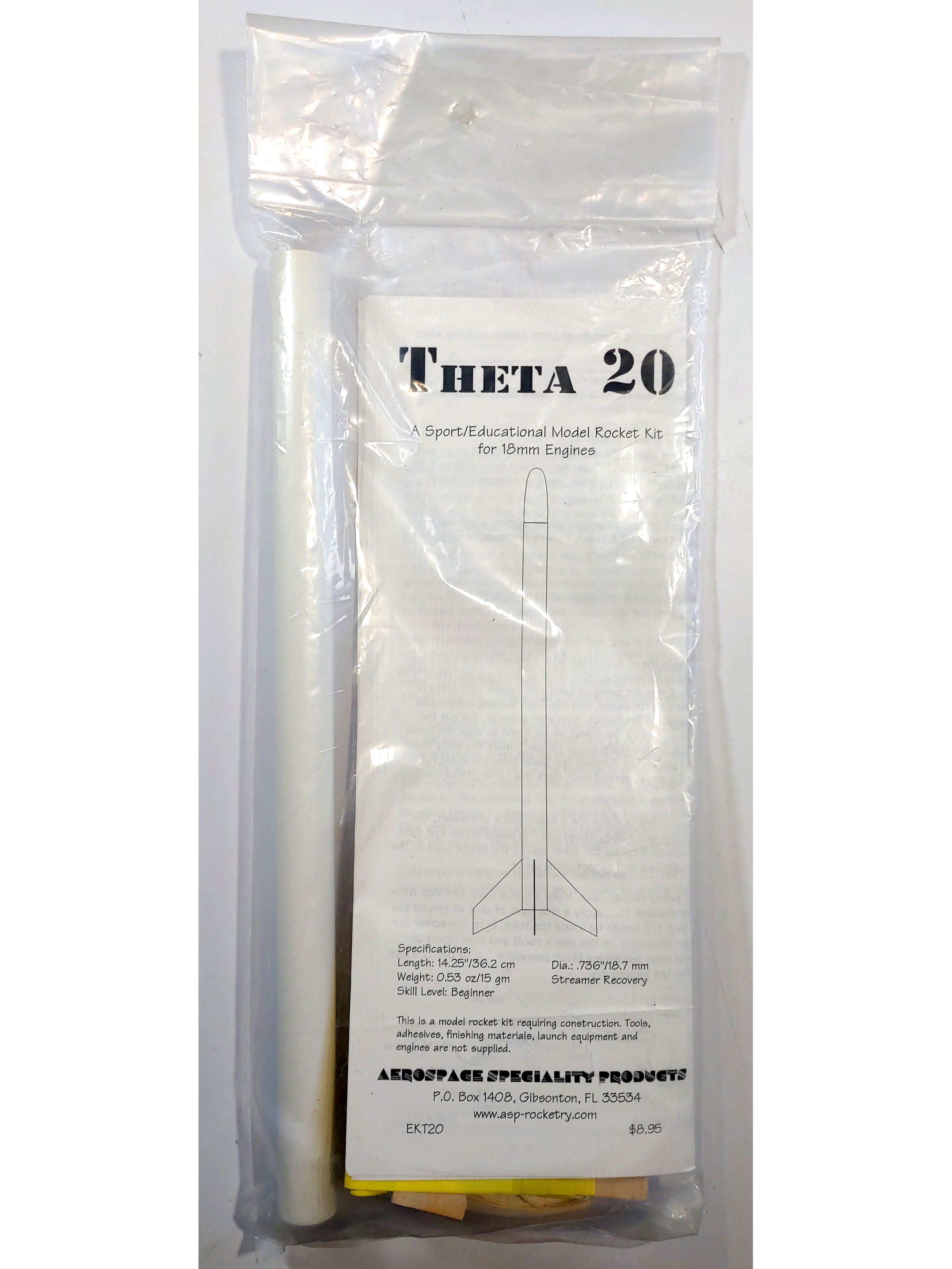 Aerospace Speciality Products Theta 18 Model Rocket Kit 