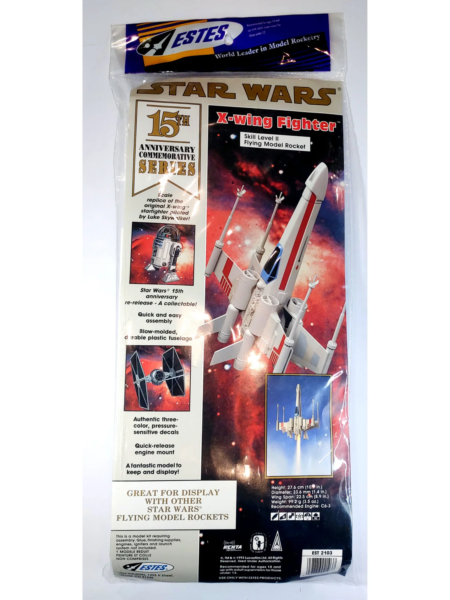 Buy Estes Star Wars 15th Anniversary Series X-Wing Fighter Flying 