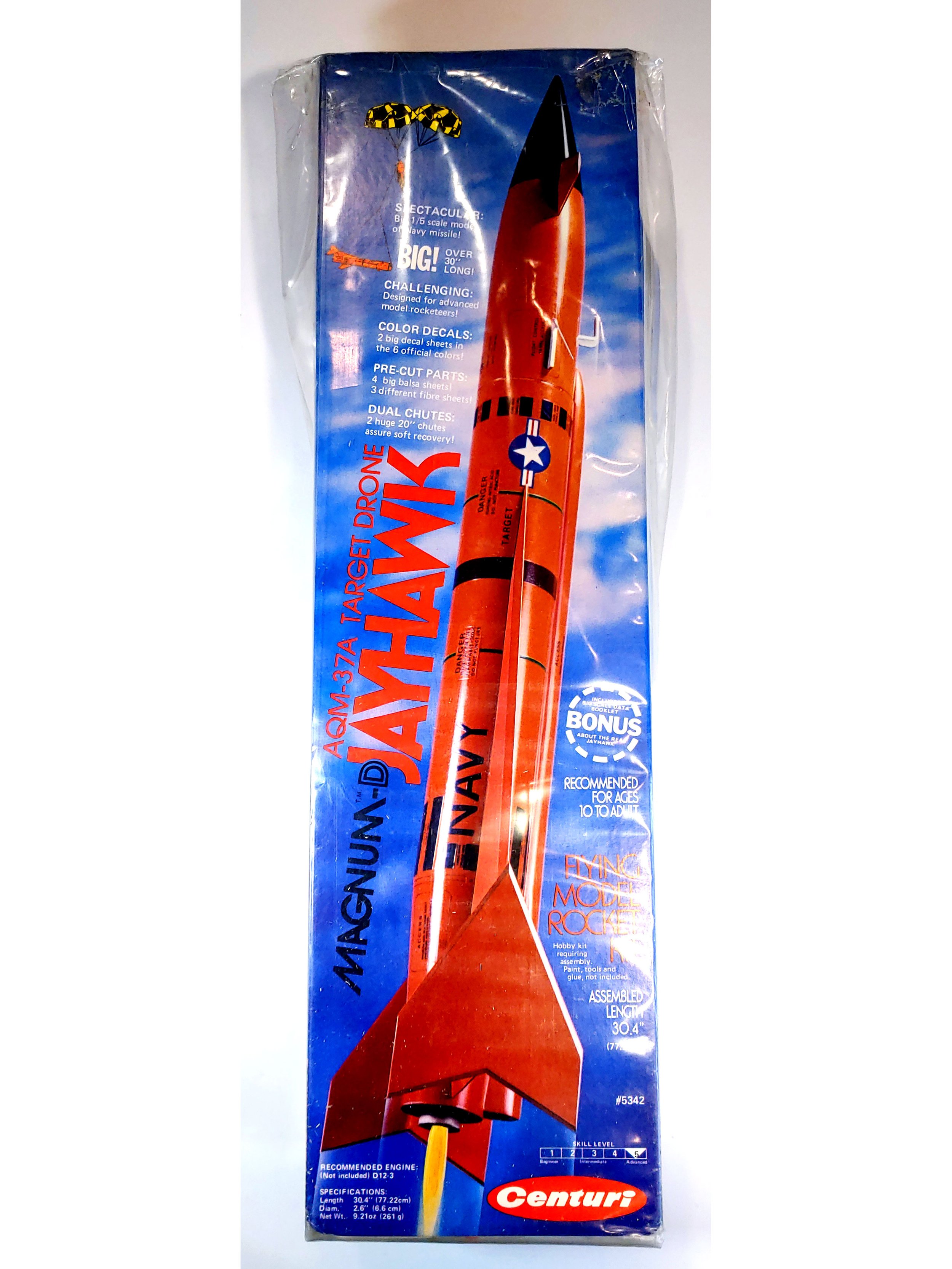 Centuri Model Rocket Magnum D Jayhawk Kit 5342 Vintage for sale online 